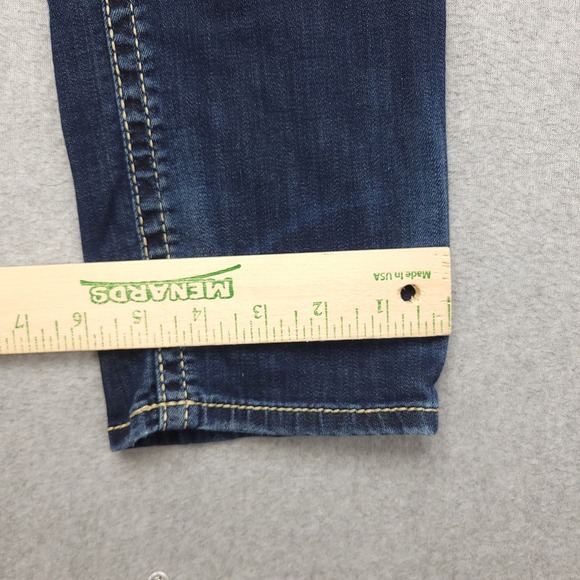 Buckle Black Fit No 53 Jeans Women's 30x34 Ankle Skinny Stretch Blue Denim - Picture 14 of 14